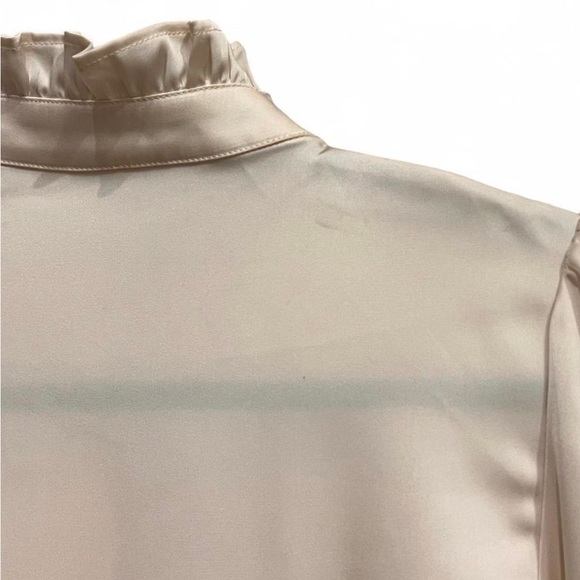 Silky Fairy Blouse NWT Classic Chic Elegant Vintage-Inspired Top S Soft-girl 90s - Picture 5 of 11